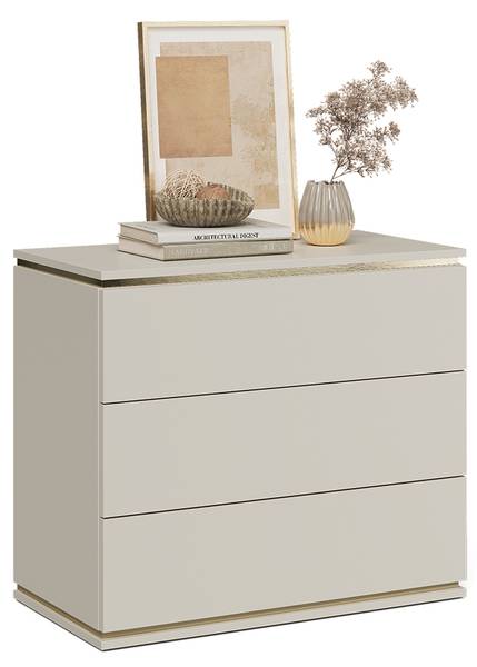 Kommode Linette 57965 Beige - Holzwerkstoff - 80 x 70 x 42 cm