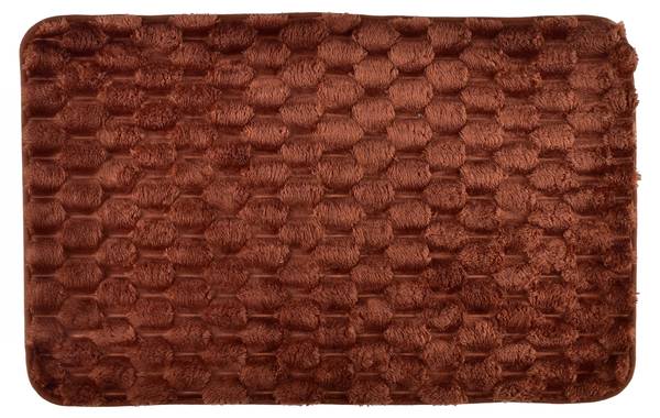 Badematte ZAC Braun - Polyester - 50 x 2 x 80 cm