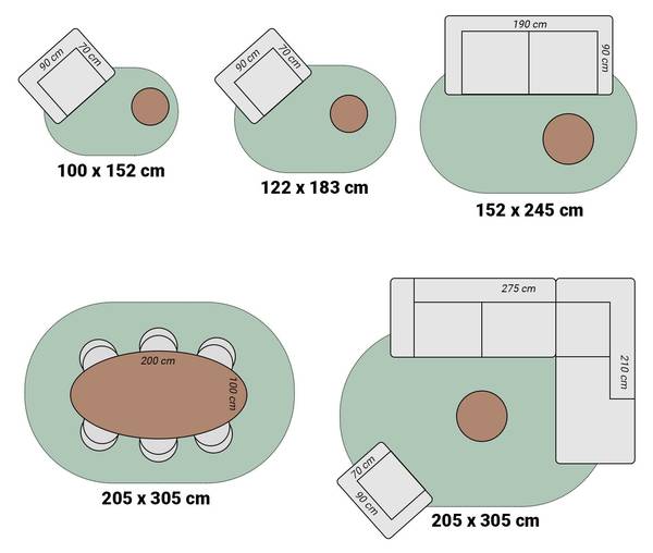 Wollteppich Organisch Feline Weiß - 152 x 245 cm