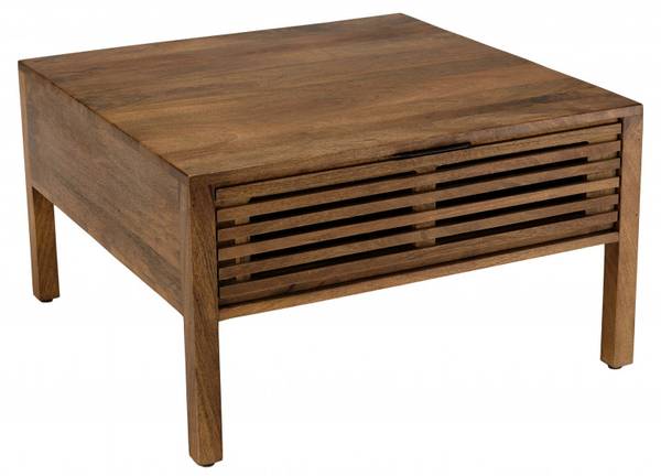 Couchtische ALIX Braun - Holz teilmassiv - 70 x 41 x 70 cm