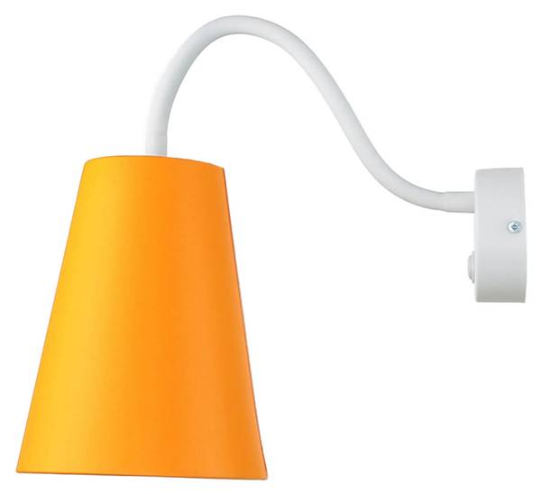 Kinder Wandleuchte BANTA Orange - Weiß