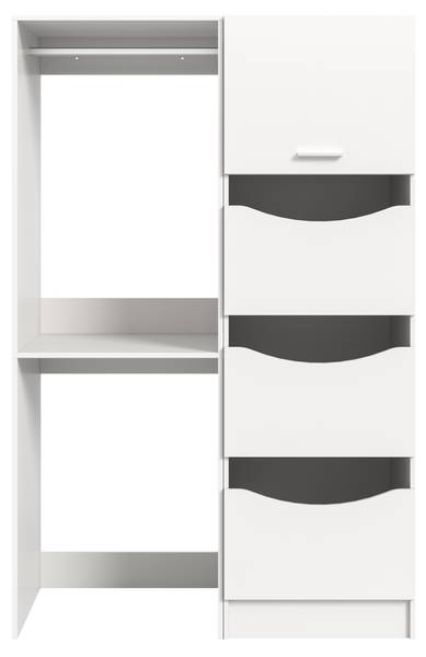 Waschmaschinenschrank Flexy 2-teilig Breite: 126 cm
