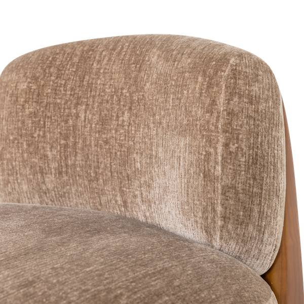 Fauteuil Runi Taupe - Jaune