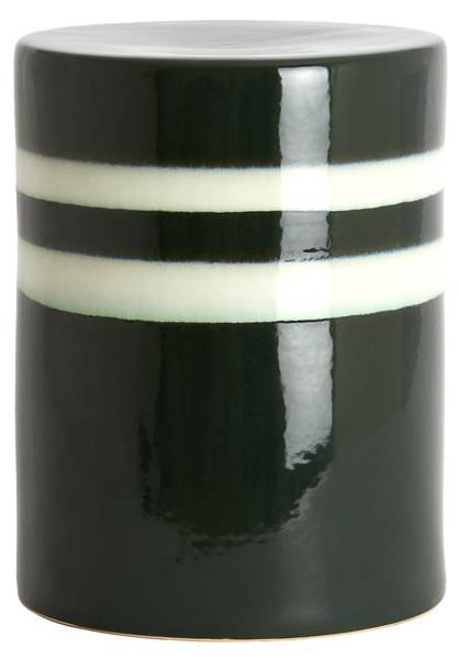 Beistelltisch Mooca Grün - Steingut - 33 x 44 x 33 cm