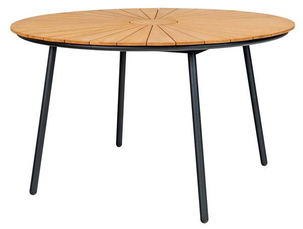 Gartenset Cleveland Braun - Holz teilmassiv - 130 x 74 x 130 cm