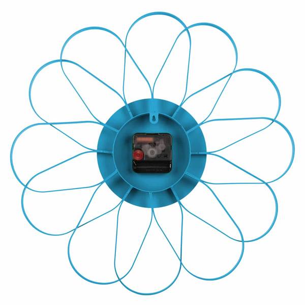 Wandklok Arkis blauw