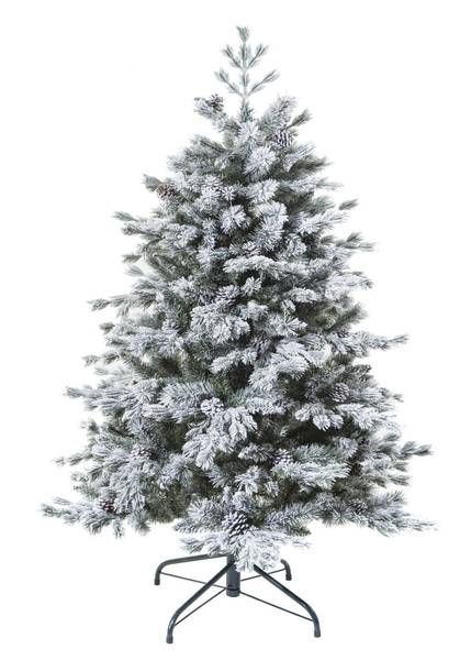 Künstlicher Weihnachtsbaum Weiß - Kunststoff - 102 x 150 x 102 cm