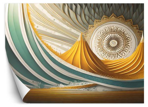 Fototapete Mandala Orientale Abstraktion 100 x 70 cm