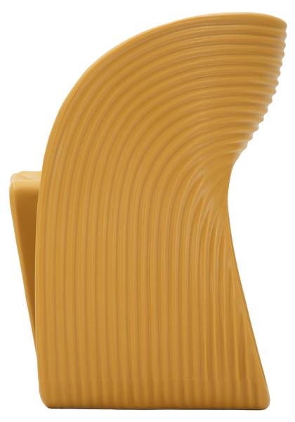 Fauteuil Sand geel - kunststof - 58 x 76 x 65 cm