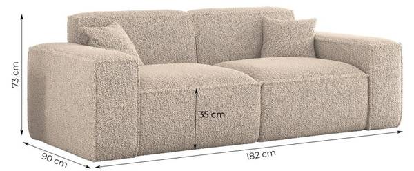 Sofaset CELES 3-2-1 Blau