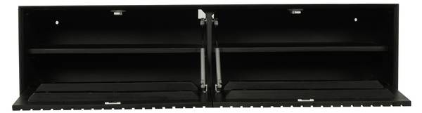 TV-Möbel MADISON Schwarz - Massivholz - 120 x 30 x 35 cm
