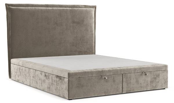 Polsterbett Eliot mit Stauraum Beige - Liegefläche Breite: 160 cm