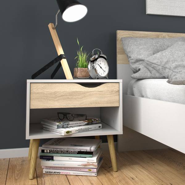 Kast Oslo wit - plaatmateriaal op houtbasis - 51 x 50 x 39 cm