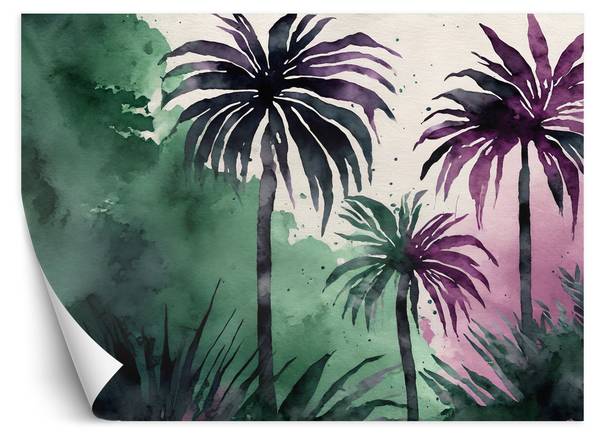 Papier peint jungle de palmiers 150 x 105 cm