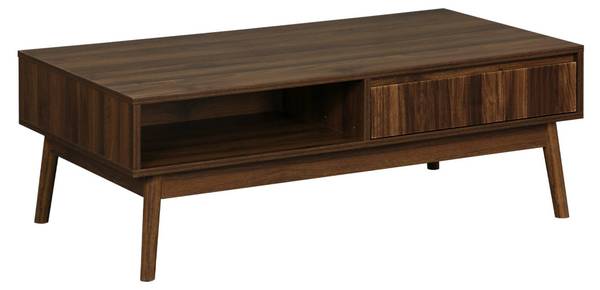 Couchtisch Linear Braun - Holz teilmassiv - 59 x 39 x 110 cm