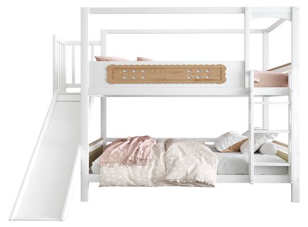 Stockbett K-1490 Braun - Holzwerkstoff - 176 x 180 x 247 cm