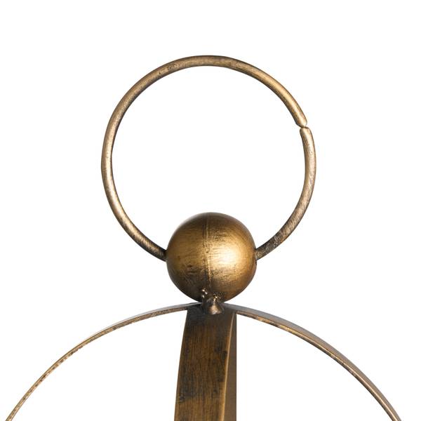 Kandelaar MARAWI goud - metaal - 18 x 48 x 18 cm