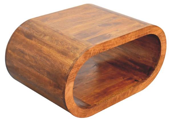 Couchtisch Amaya Braun - Mango - 80 x 40 x 50 cm