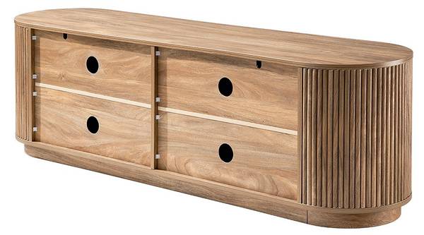 TV-Lowboard ACHILLE Braun - Holzwerkstoff - 40 x 48 x 160 cm