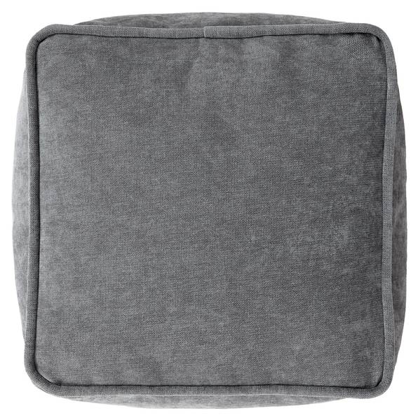 Hocker Chenille Amara Grau