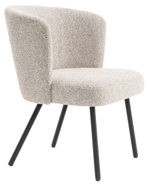 Cindy Sessel Beige - Holz teilmassiv