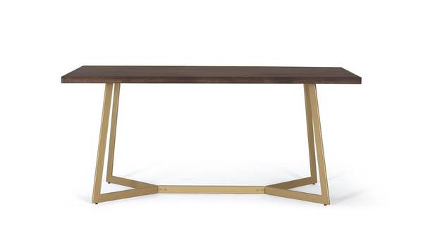 Esstisch 1469 Braun - Massivholz - 90 x 76 x 170 cm
