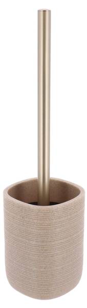 Toilettenbürste Neil Beige - Kunststoff - 10 x 37 x 10 cm