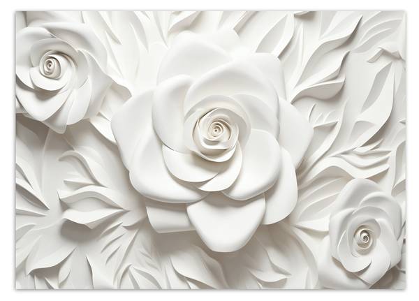 Fototapete Blumen 3D 150 x 105 cm