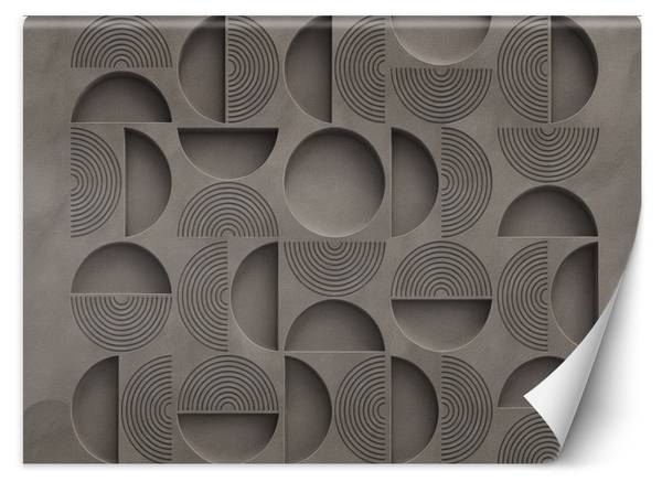 Fototapete Moderne 3D Formen 100 x 70 cm