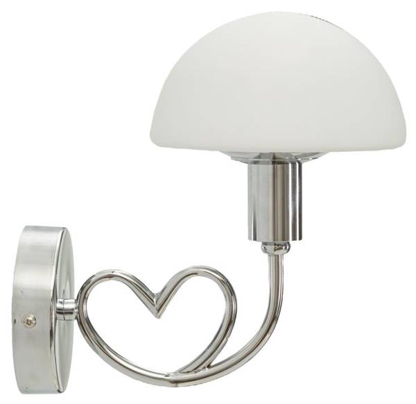 Wandleuchte Lovy Silber