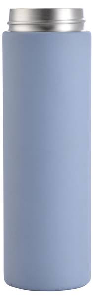 Wasserflasche Q4663 Blau - Metall - 7 x 27 x 7 cm