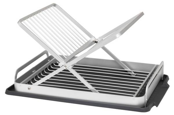 Abtropffläche ALUX Grau - Metall - 31 x 25 x 44 cm