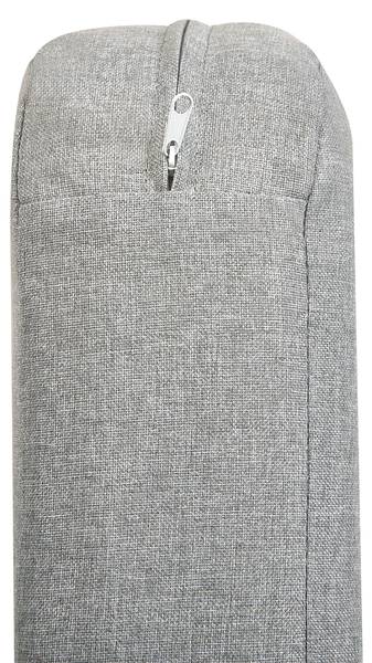 Repose-pied SENISE Marron - Gris - Blanc - Métal - 74 x 43 x 74 cm