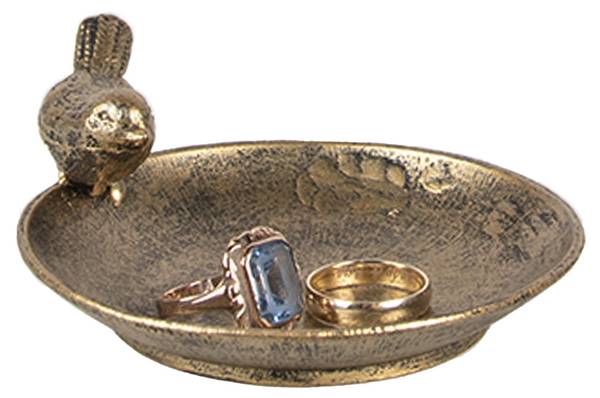 Dekoration Schale Cosy Bianca Gold - Metall - 9 x 4 x 10 cm