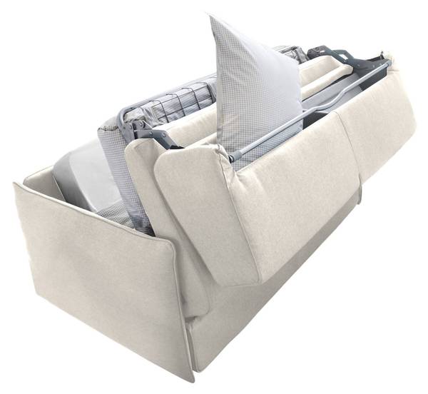 Zweisitzer Schlafsofa Follina Beige