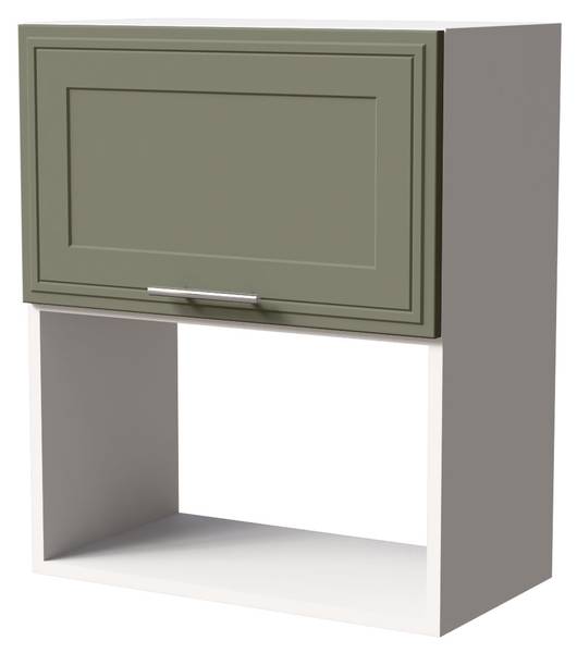 Mikrowellenumbauschrank SALO W2MK 60 Grün - Weiß