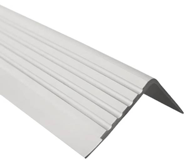 Treppenkantenprofil RS Grau - Kunststoff - 4 x 4 x 150 cm