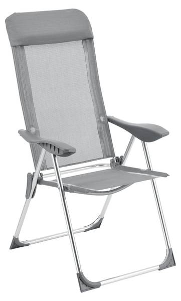 Klappstuhl Errenteria (2er-Set) Grau - Metall - 67 x 109 x 57 cm