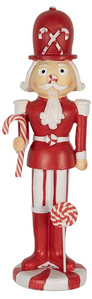 Nussknacker Xmas&Rome Rot - Kunststoff - 7 x 23 x 7 cm