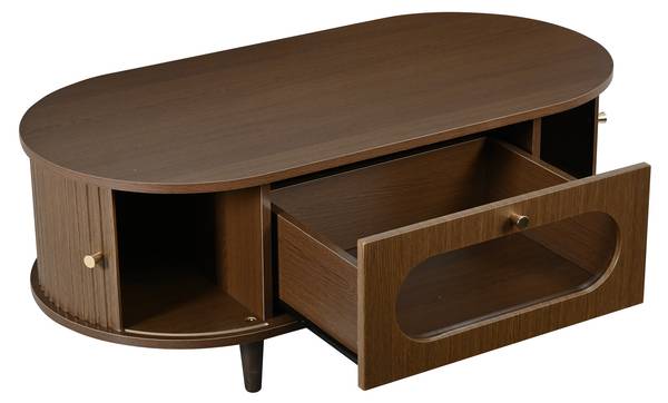 Couchtische QuasarAero Braun - Holzwerkstoff - 100 x 36 x 50 cm