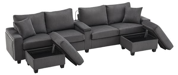 Ecksofa GLOWCHANGE Ⅳ Grau