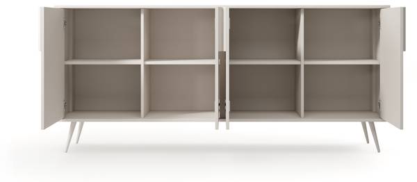 Kommode Vivara II Beige - Holzwerkstoff - 187 x 83 x 40 cm