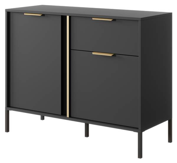 Kommode Hanover I Grau - Holzwerkstoff - 104 x 82 x 40 cm