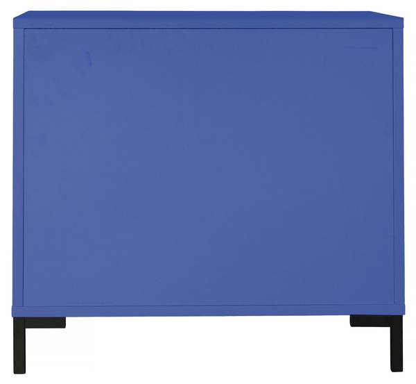 Schrank für Schallplatten BOWIE Blau