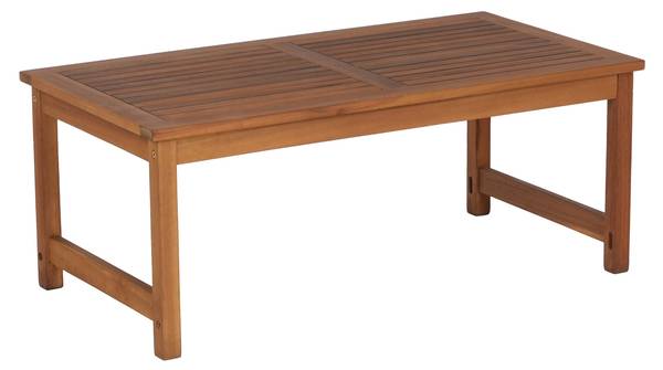 Salon de jardin 4 pièces Cannole Marron - Acacia - 121 x 65 x 61 cm