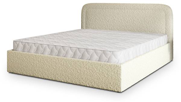 Polsterbett BENIRA QUELLE 02 Creme - Liegefläche Breite: 160 cm
