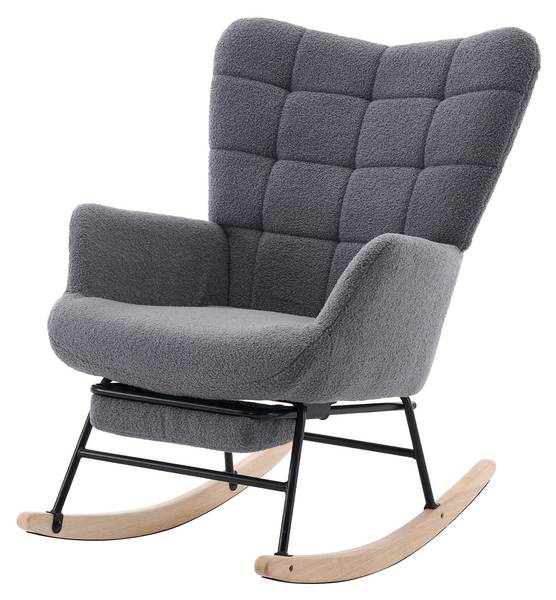 Relaxliege ZY-033 Grau - Webstoff - 68 x 91 x 88 cm