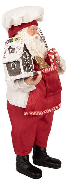 Weihnachtsmann Xmas&Jude Rot - Kunststoff - 9 x 26 x 16 cm