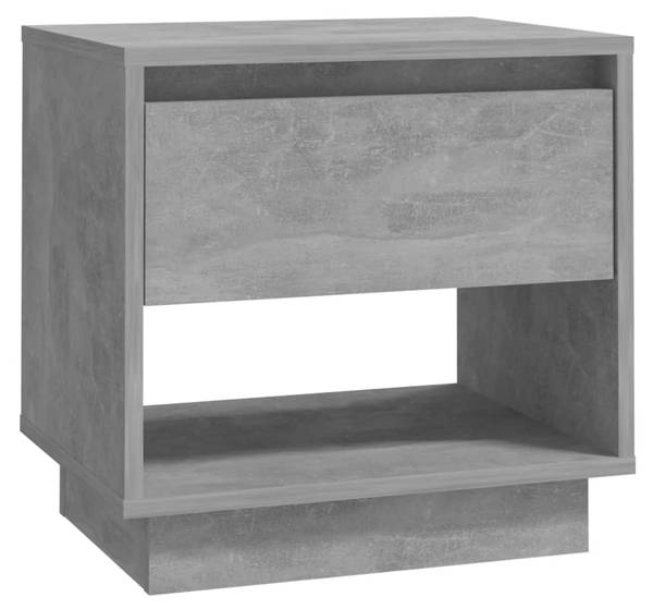 Nachttisch DE346 Grau - Holzwerkstoff - 45 x 44 x 34 cm