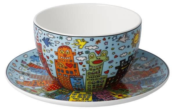 Tasse James Rizzi My New York City Day Porzellan - 15 x 7 x 15 cm